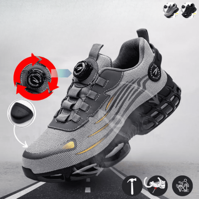 Henner Z90 Ultra-light and wear-resistant safety shoes with a rotating steel toe buckle