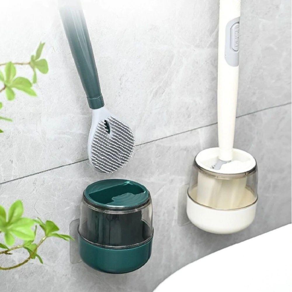 Flexible toilet brush for precise and easy cleaning