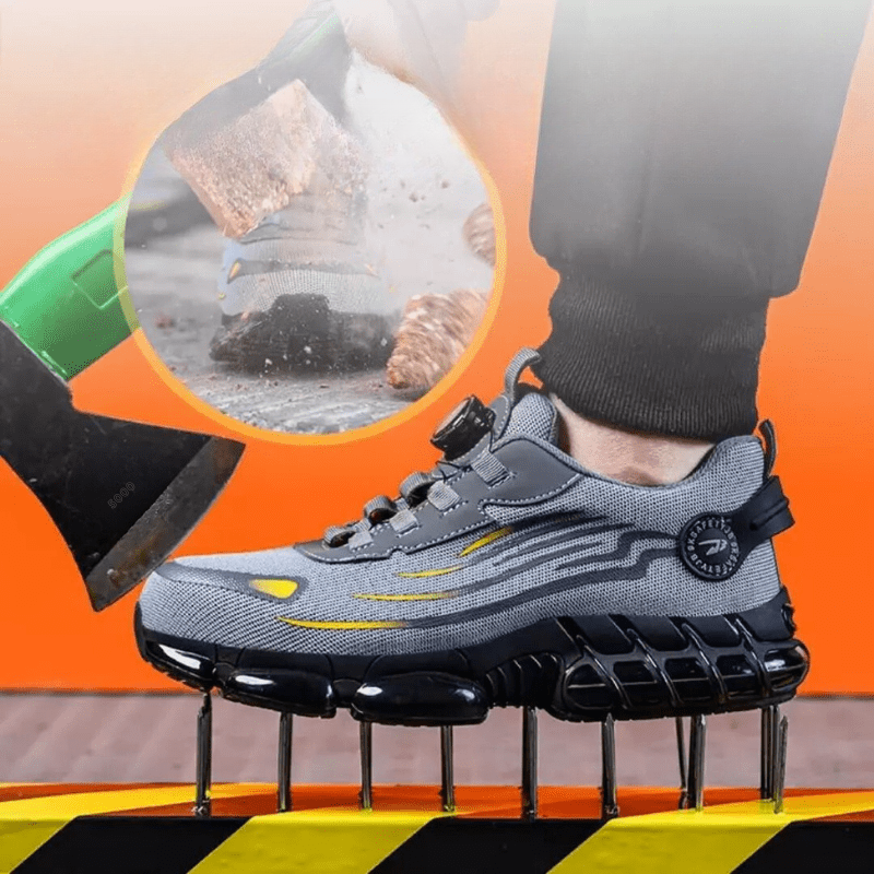 Henner Z90 Ultra-light and wear-resistant safety shoes with a rotating steel toe buckle