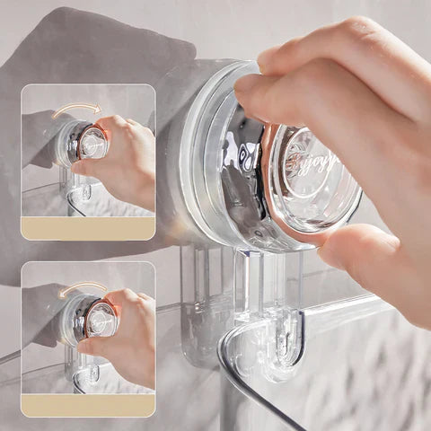 Prateleira de parede prática sem perfuração para casa de banho