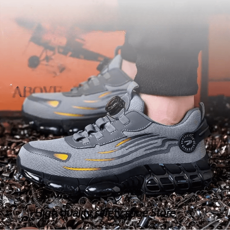 Henner Z90 Ultra-light and wear-resistant safety shoes with a rotating steel toe buckle
